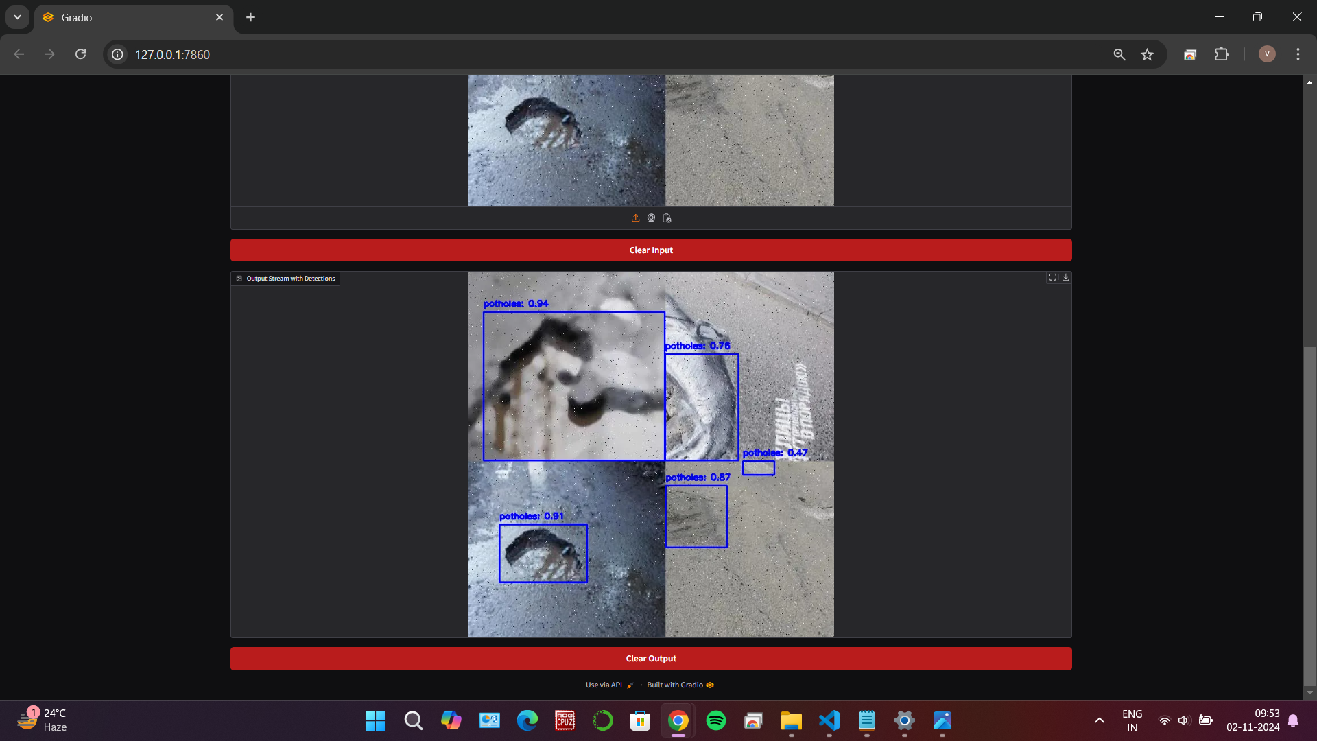 Traffic Sign Classification for Indian Roads